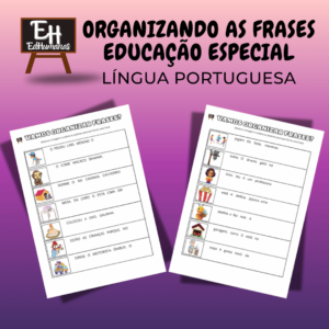 Organizando as frases