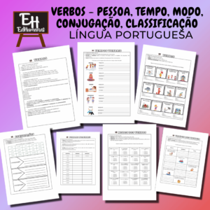 Verbos - pessoa, tempo, modo, conjugação, classificação