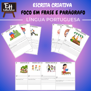Escrita criativa - foco em frase e parágrafo