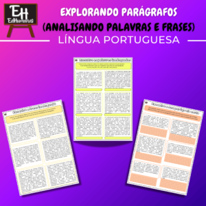 Explorando parágrafos (analisando palavras e frases)