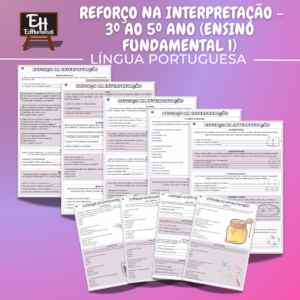 Reforço na interpretação - 3º ao 5º ano (Ensino Fundamental 1)