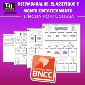 Desembaralhe, classifique e monte sintaticamente